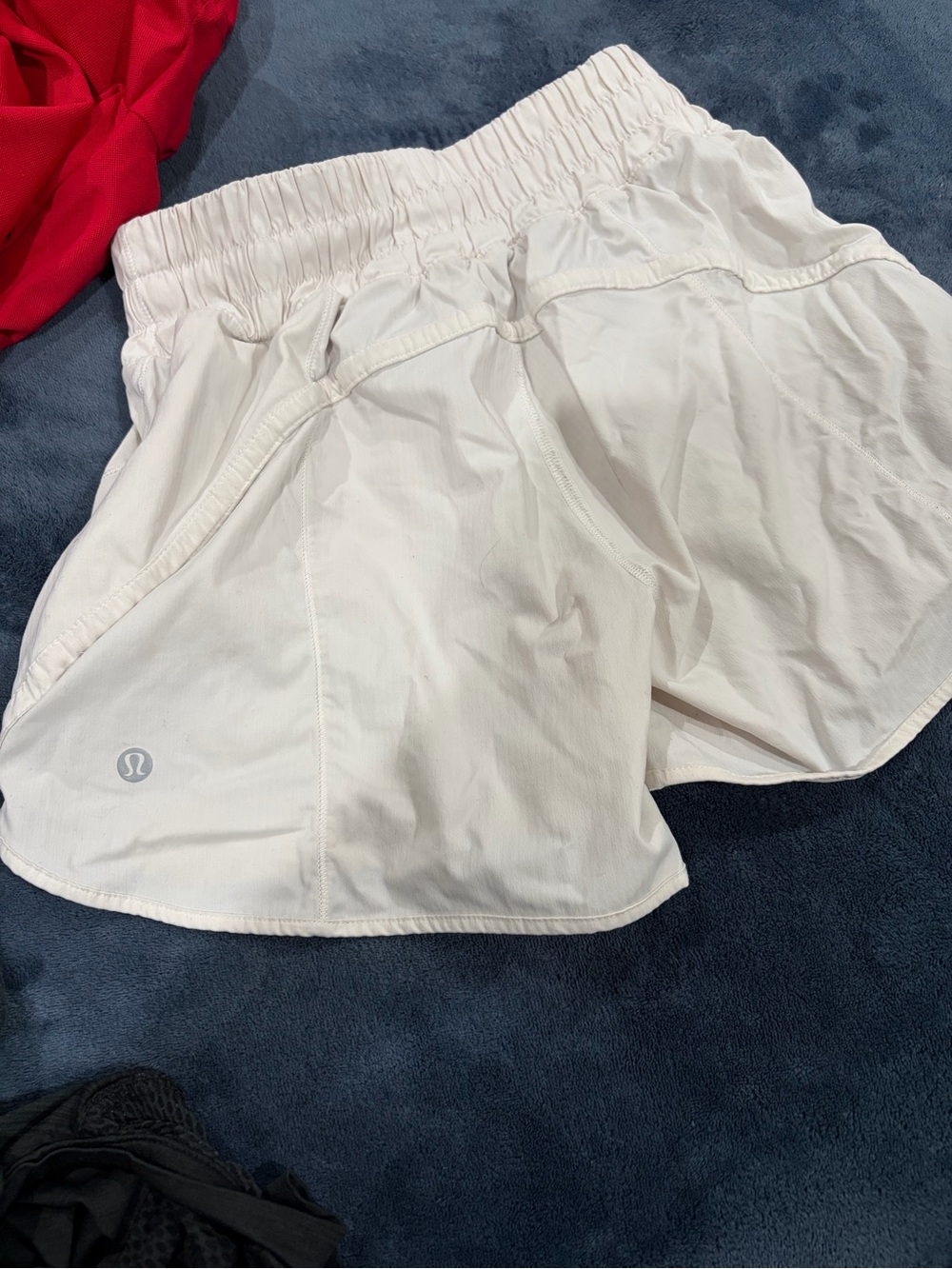 lululemon athletica White Women's Athletic Shorts with Elastic Waist